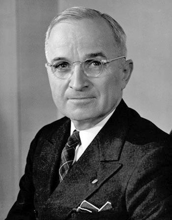 le président américain Henry Truman